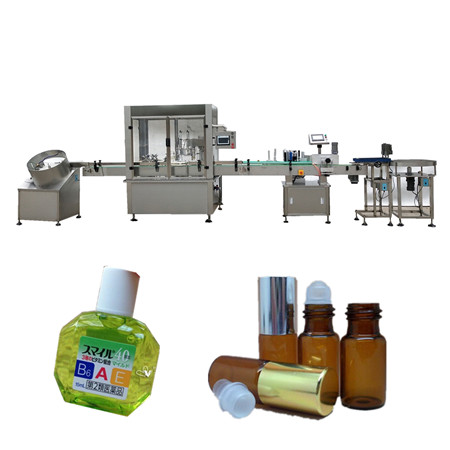 Πλήρης αυτόματη μηχανή πλήρωσης και κάλυψης YB-YX4 για 1Oz 2Oz Jasmine Perfume Oil Roll On μηχανή πλήρωσης λαδιού cbd