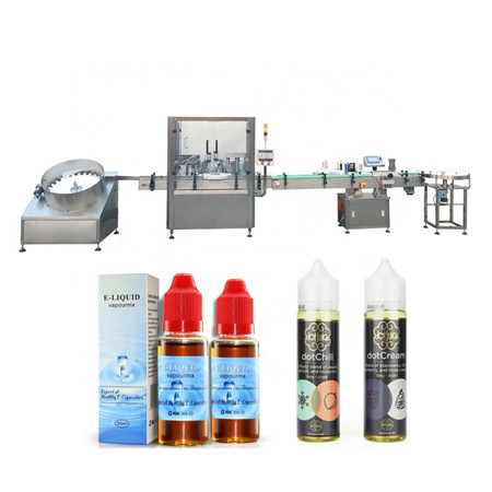 Οικονομική μηχανή πλήρωσης υγρού μαγνητικής αντλίας μικρού όγκου για Juice Oil E Liquid 2-100Ml