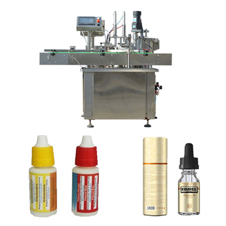 10 ml 30 ml 60 ml e-liquid σταγονομετρική μηχανή πλήρωσης φιαλών / μηχανή πλήρωσης υγρού πλαστικού μπουκαλιού κατοικίδιων ζώων