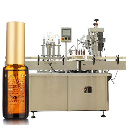 Πλαστική e-liquid 60ml E Juice Flavour Filling Machine Μηχανή πλήρωσης χυμού ατμού 10ml με Siemens PLC