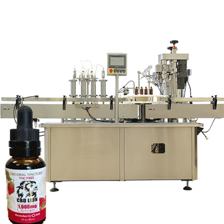 Μηχανή πλήρωσης βάμματος με υγρό λάδι 5 ml/10 ml/30 ml/50 ml ή προσαρμοσμένη μηχανή πλήρωσης φιαλιδίου/μικρής κλίμακας