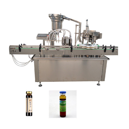 Επιτραπέζια μηχανή πλήρωσης μπουκαλιών αιθέριου ελαίου 5-3000 ml με 2 ακροφύσια